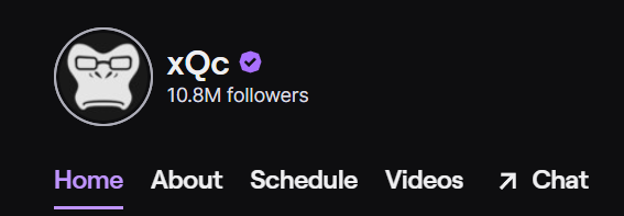 xQc's tweet image. CHANGED MY HANDLE TO JUST "XQC" ON TWITCH. THE LINK IS ALSO CHANGED TO TWITCH.TV/XQC EZ