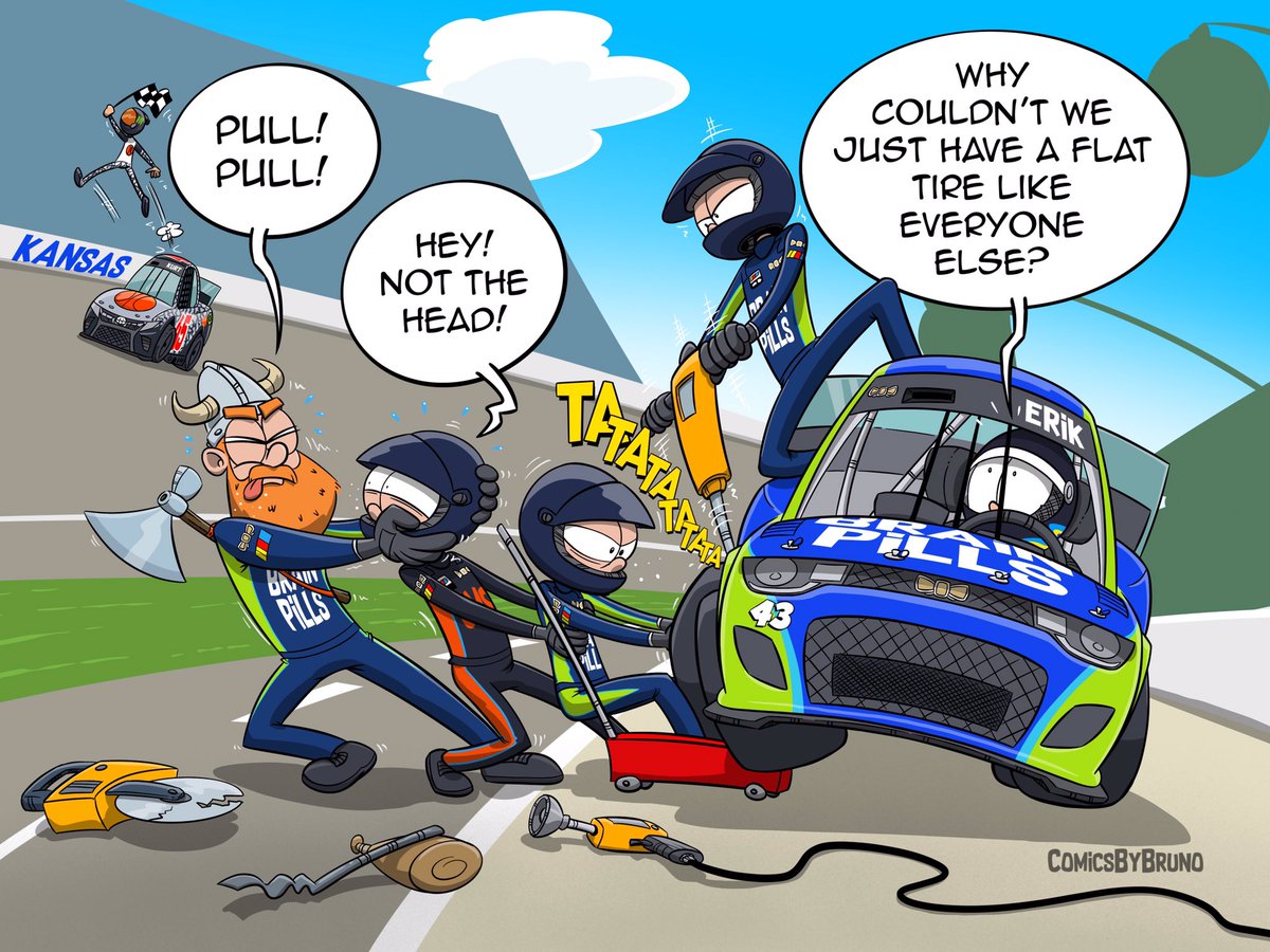 Funny Nascar Cartoon