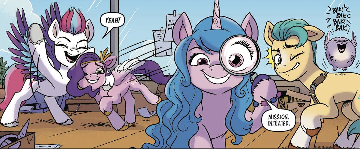 Who's ready to go on a mission? 🔍 📚: My Little Pony #1 🎨: @Cel_Bron, @amymebberson