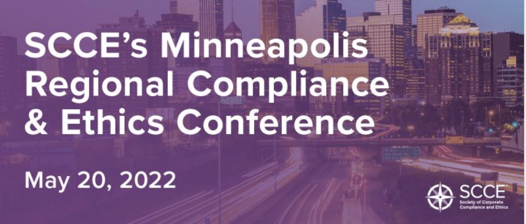 USTLawMN's tweet image. If you will be at the #SCCE Regional Conference in Minneapolis tomorrow, don&apos;t miss Director of @USTcompliance Colleen Dorsey&apos;s presentation on the ethics of technology with Gulzar Babaeva, VP and Deputy General Counsel at @Shipt. corporatecompliance.org/conferences/re… #ethicsintechnology #ai