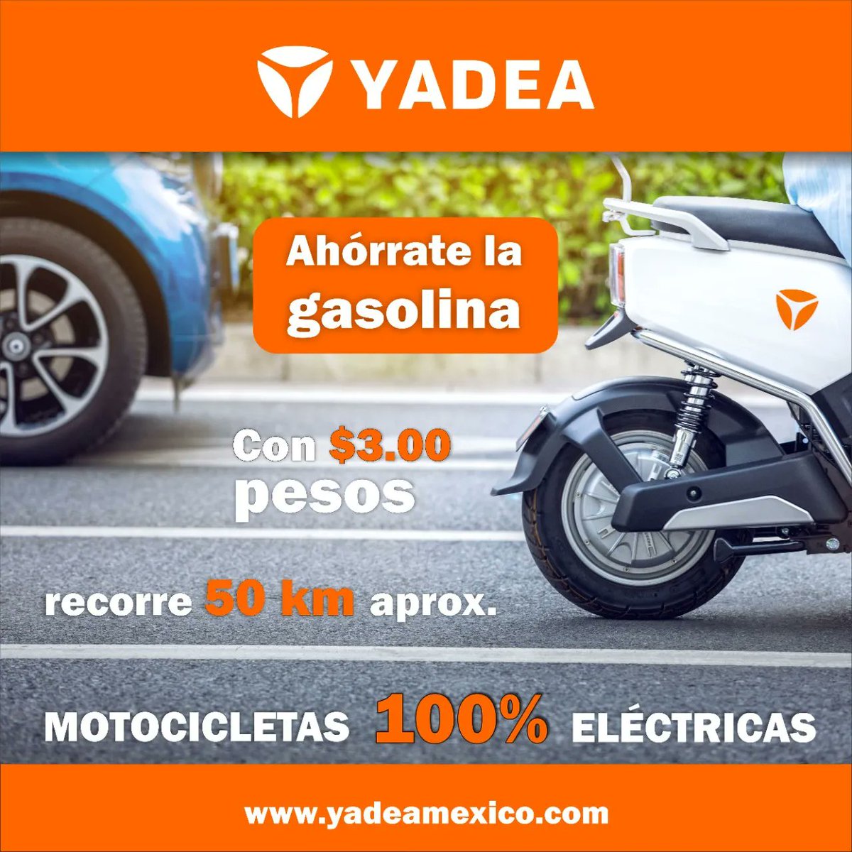 Ahórrate la gasolina, cuida el medio ambiente y recorre la ciudad con #YADEA #EligeUnCambio #EligeYadea  Solicita más información vía WhatsApp aquí: buff.ly/2NkUlXy ⚡🛵🔌⚡♻️🌳  
#Yadea #MotosEléctricas #AyudaAlMedioAmbiente ♻️ 🌲🌳
