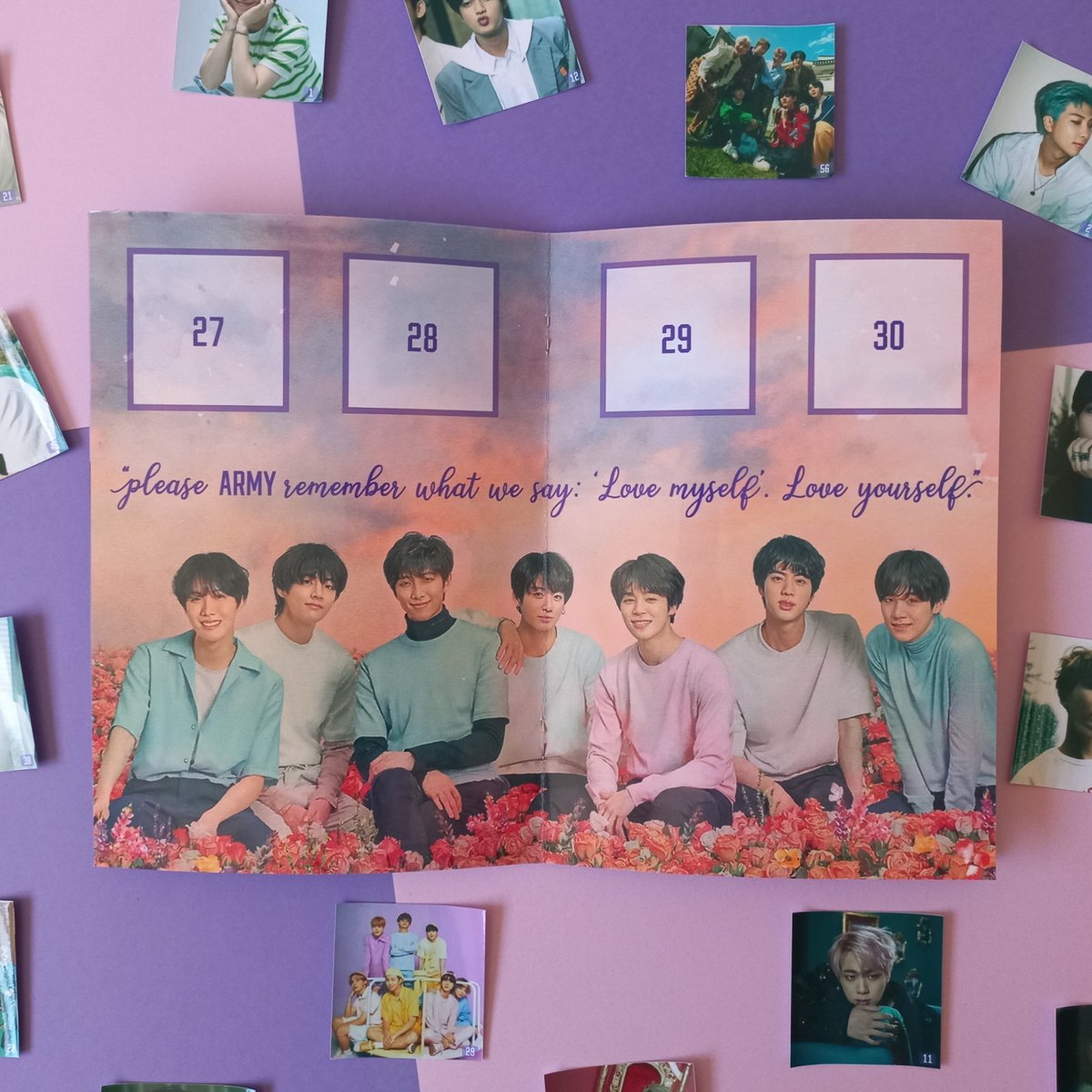 V3_KMimos's tweet photo. 💜 | Álbum de Figurinhas do #BTS

O álbum de figurinhas do BTS tem espaço para 56 figurinhas que vão distribuídas em pacotinhos e numeradas. Cada membro tem uma página INTEIRA de figurinhas, e também temos páginas para a vocal e rap line e páginas OT7.

🔗https://t.co/iVlW9pKOmT https://t.co/EJh5vrcs4O