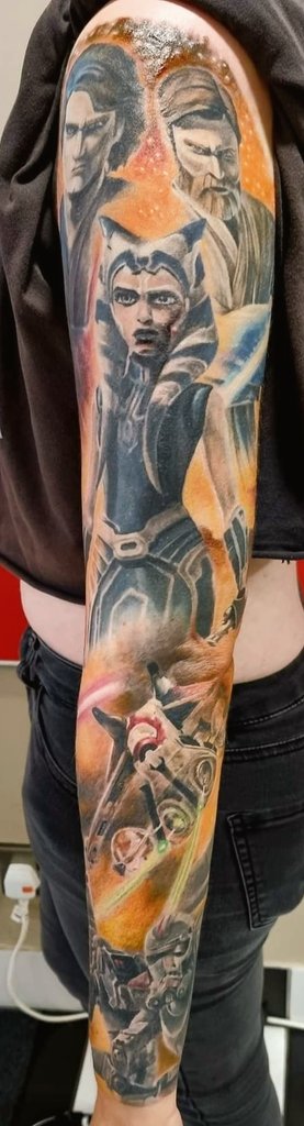 Star Wars Clone Wars leg piece  Body Art Tattoo Studio  Facebook