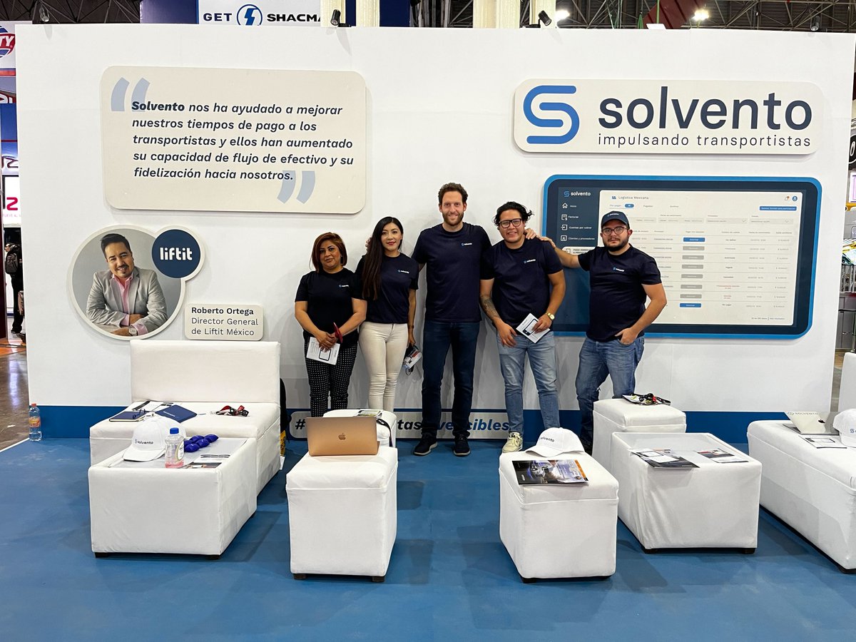 solvento_mx's tweet photo. ¡Felices de participar en Expo Transporte y logística en Cintermex! Te esperamos en el stand #1827
#TransportistasInvencibles #logistica #Solvento https://t.co/KKTnk4YHYr