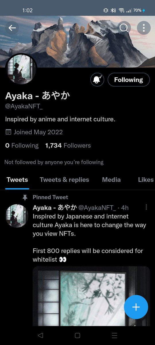 criptoboii's tweet photo. @AyakaNFT_ Here we are supporting the project 🔥 https://t.co/T3bvxHZstu