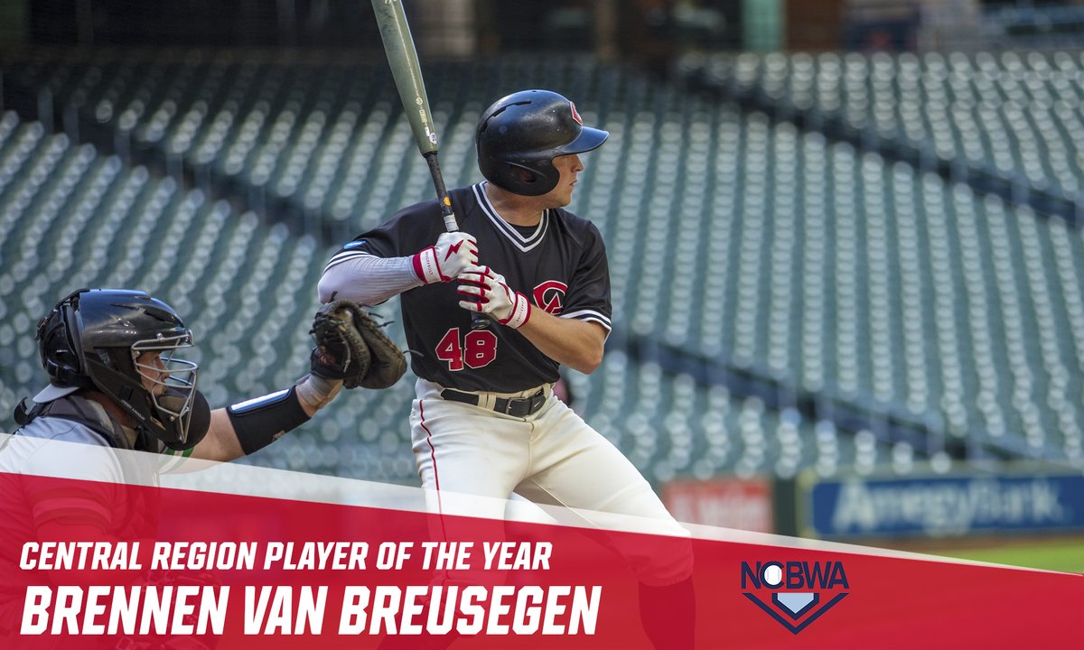 Congratulations to our guy, Brennen van Breusegen, the 2022 <a href="/NCBWA/">NCBWA</a> Central Region Player of the Year!

#teamUCM x #RollStable