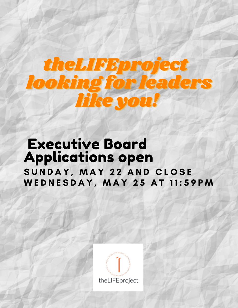 UNTTLP's tweet photo. Are you interested in building your leadership skills? Or have a passion for mental health advocacy? Our executive board is looking for leaders like you! 

Applications open this Sunday! Don’t miss the chance be the change you want to see. https://t.co/J7W1HOOQQ3