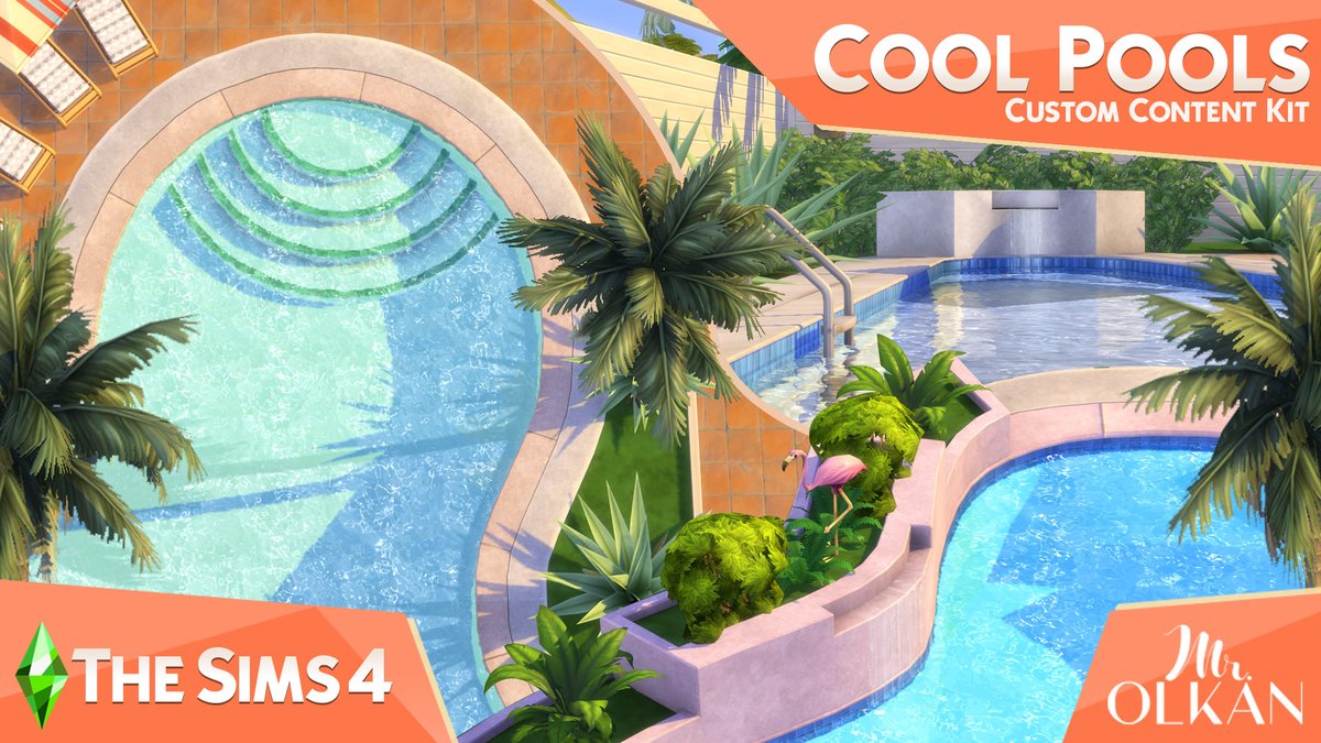 MrOlkan's tweet image. Hello friends! I'm so excited to share my first own CC!🥳 I had so much fun during whole process and I hope you enjoy it too!😍❤️
☀️COOL POOLS CC KIT🌊
📺 Watch Review Video Here: youtu.be/2ovp0waWVa4
#TheSims #TheSims4 #Sims4cc #ts4cc #Sims4 #Sims4Mod #ShowUsYourBuilds #TS4