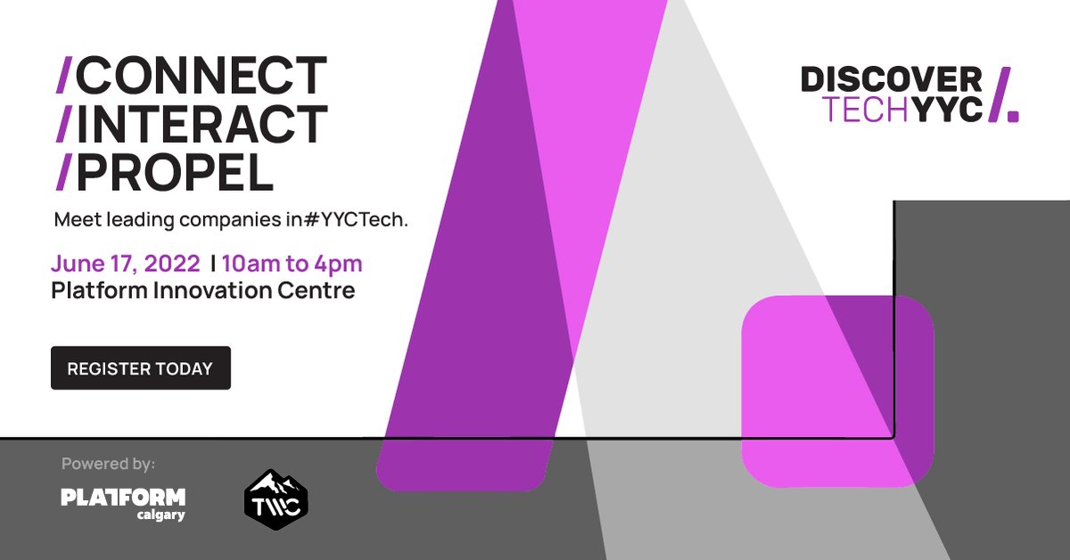 Keep hearing about #yyctech? Curious what the hype’s about?
 
Join us for DiscoverTechYYC! Make connections, learn about career opportunities &amp; hear about the #tech and the people who are making big moves in #YYC. 
 
🗓 June 17: showpass.com/discovertechyyc

<a href="/collective_west/">TechWestCollective</a>