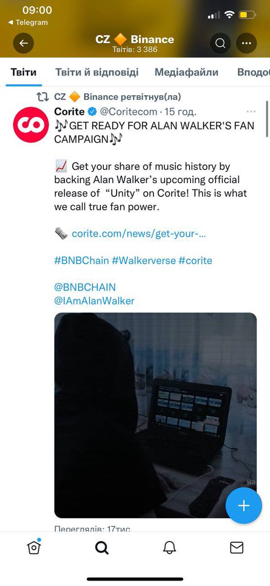 ibcig's tweet photo. 🎶GET READY FOR ALAN WALKER'S FAN CAMPAIGN🎶 power by @Coritecom 

🎧 Get your share of music history by backing Alan Walker’s upcoming official release of  ���Unity” on Corite! Earn money from the music

🗞https://t.co/TcY7CCYKmh

CZ’s also Retweeted this campaign😍
@IAmAlanWalker https://t.co/CZO9YxHn9a