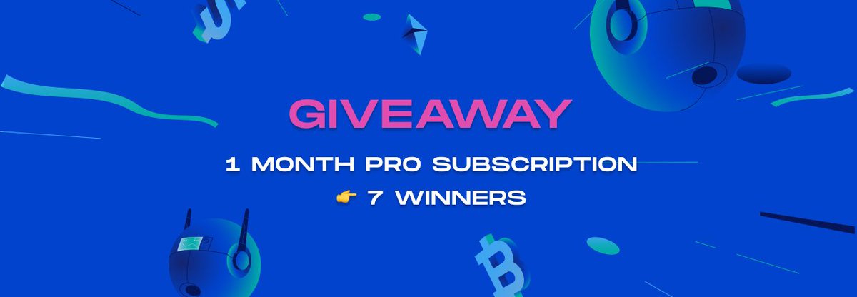 wunder_bit's tweet image. 🚨 Giveaway: 7 days
🤑 7 Winners = 1 month PRO subscription

Do next:
🟢Follow @wunder_bit
🟢Like this Tweet 
🟢Retweet

We will choose 7 random Winners
#giveaway #wundertrading #copytrading #tradingbots #bitcoin