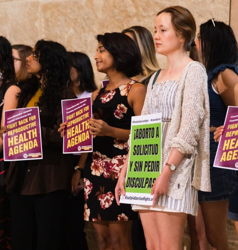 Today, I stood with <a href="/VanessaForATX/">Vanessa Fuentes 💃🏽</a> to co-sponsor her reproductive anti-discrimination resolution.

Nobody should face housing or employment difficulties based on their deeply private medical decisions, including #abortion.

#AbortionIsHealthcare