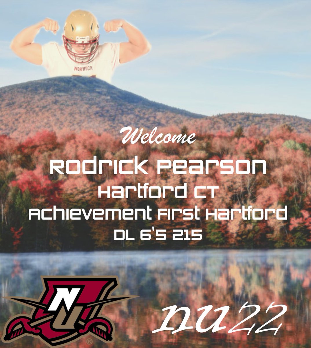 NorwichFB's tweet photo. Yet another from the Nutmeg State, welcome Rodrick Pearson! https://t.co/n3PhRandeC
