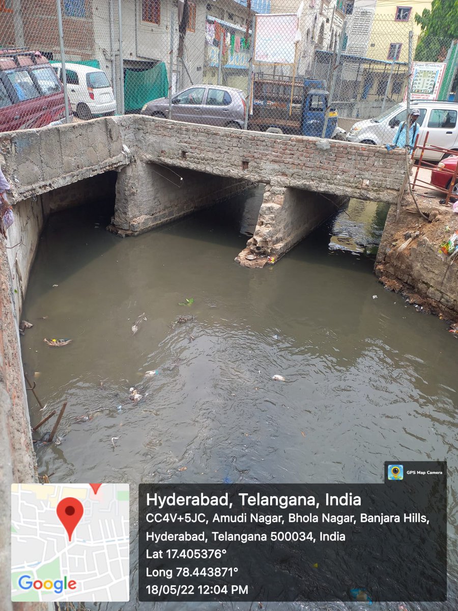 Ratnakar_SE's tweet photo. Desilting work in  Progress in  Balkapur Nala  @  First Lancer &amp; Bhola Nagar. Citizens are requested not to throw  garbage, debris, plastic etc. into the  Nalas. It is your city. Thank you.
@GHMCOnline
@KTRTRS
@ZC_Khairatabad @arvindkumar_ias https://t.co/Wr0L89bSKS