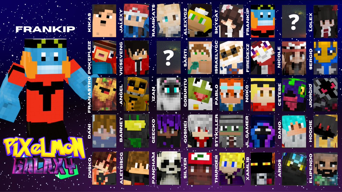 PixelmonGalaxy_'s tweet image. 🔥¡PARTICIPANTES NUMERO TREINTAISEIS Y TREINTAISIETE DE PIXELMON GALAXY!🔥

Pensabas que no ibas a estar? Tranquilo, Mbappé viene al Madrid y tu a Pixelmon. TIC TAC @Stykiller03 🐢⌛️

Entraste al server como un Mudkip y saldrás como un Swampert. @FranNintendo 🌊

¡Bienvenidos! 🪐