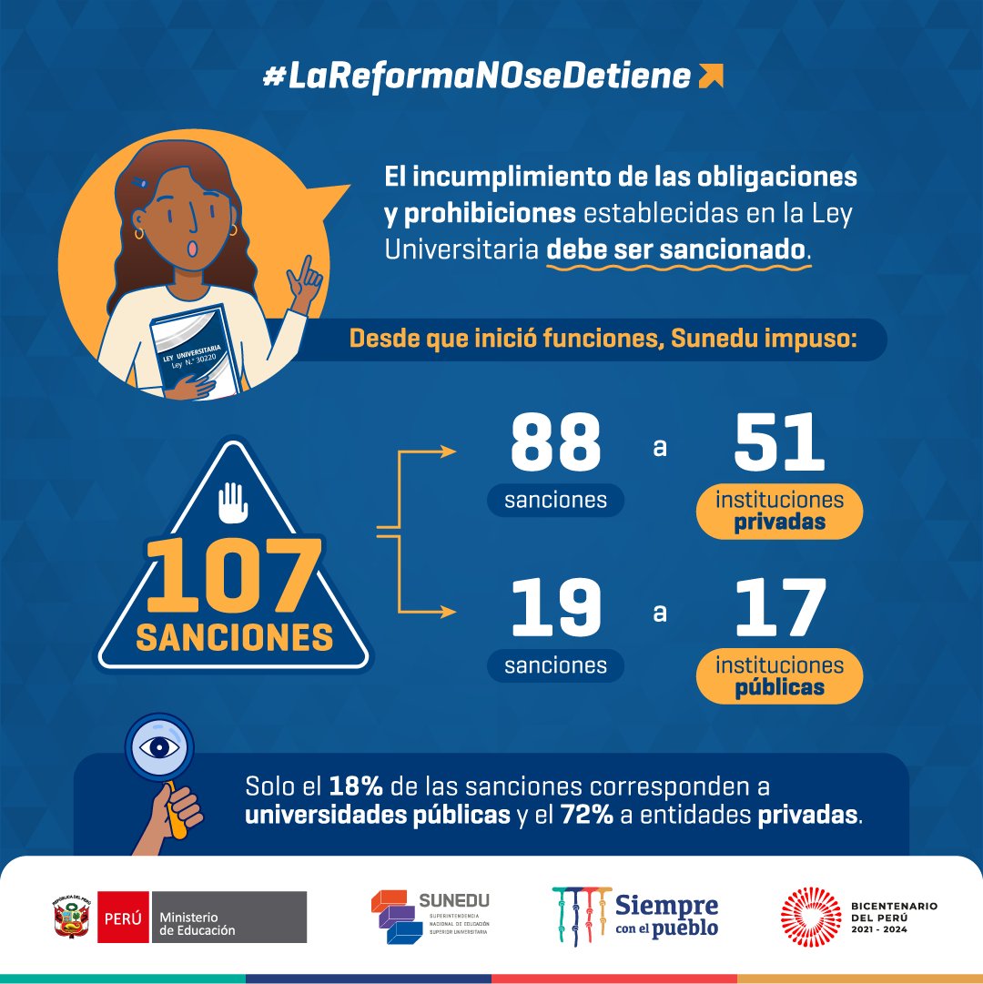 Sunedu on Twitter "🔴 LaReformaNOseDetiene 👁‍🗨 Por eso, la Sunedu