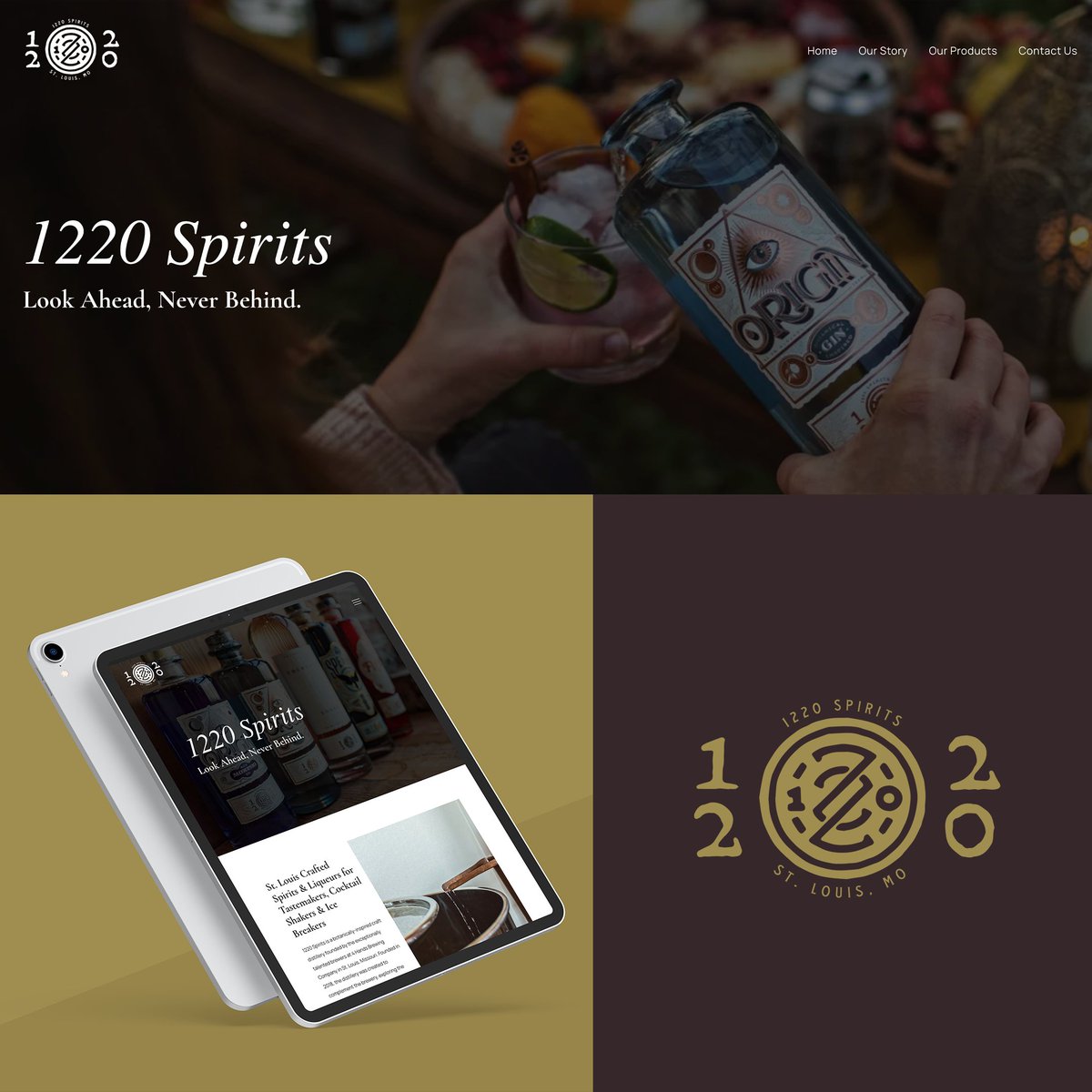Lift_Division's tweet image. We have a new #DevDrop for you! New website for @1220Spirits in STL: 1220spirits.com #webdesign #liftdivision