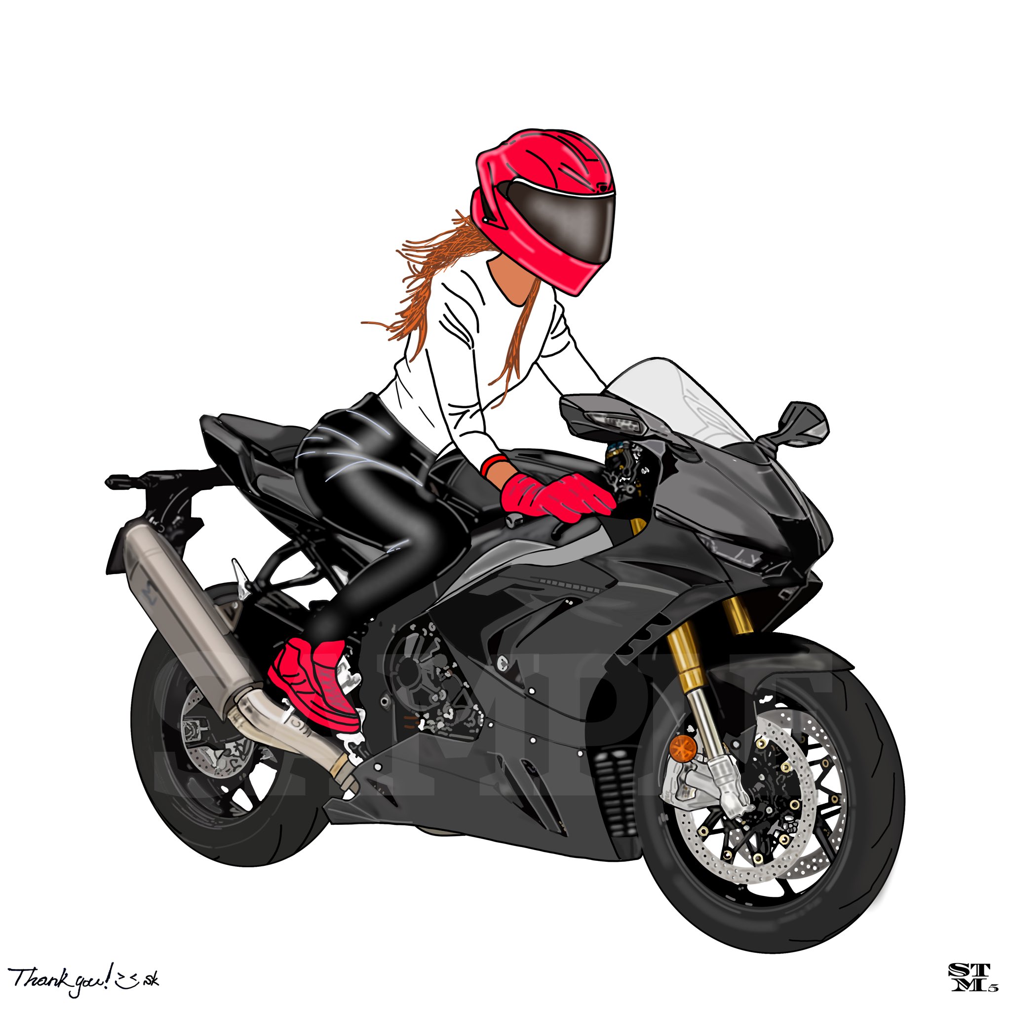 Stm5k バイク オートバイ ツーリング ホンダ Honda Motogp Cbr1000rr バイク女子 イラスト オリジナルイラスト みんなで楽しむtwitter展覧会 T Co Lz9hns3zz3 Twitter