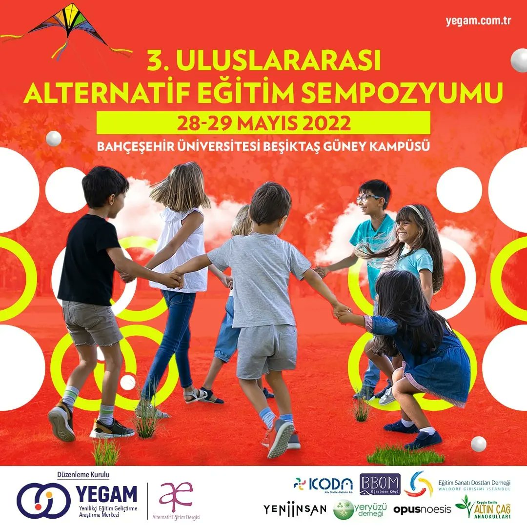 3. Uluslararası Alternatif Eğitim Sempozyumu, 28-29 Mayıs 2022 tarihinde Bahçeşehir Üniversitesi Beşiktaş Güney Kampüs'te gerçekleşiyor. 

Panel ve atölye kayıtları için form linkte: bit.ly/3wsNoYJ

#alternatifeğitim #egt