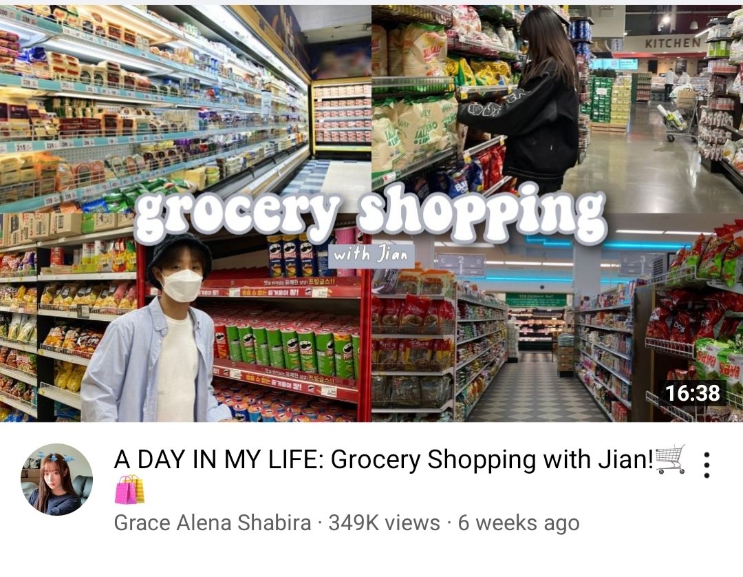 #revehours as youtuber; grocery shopping