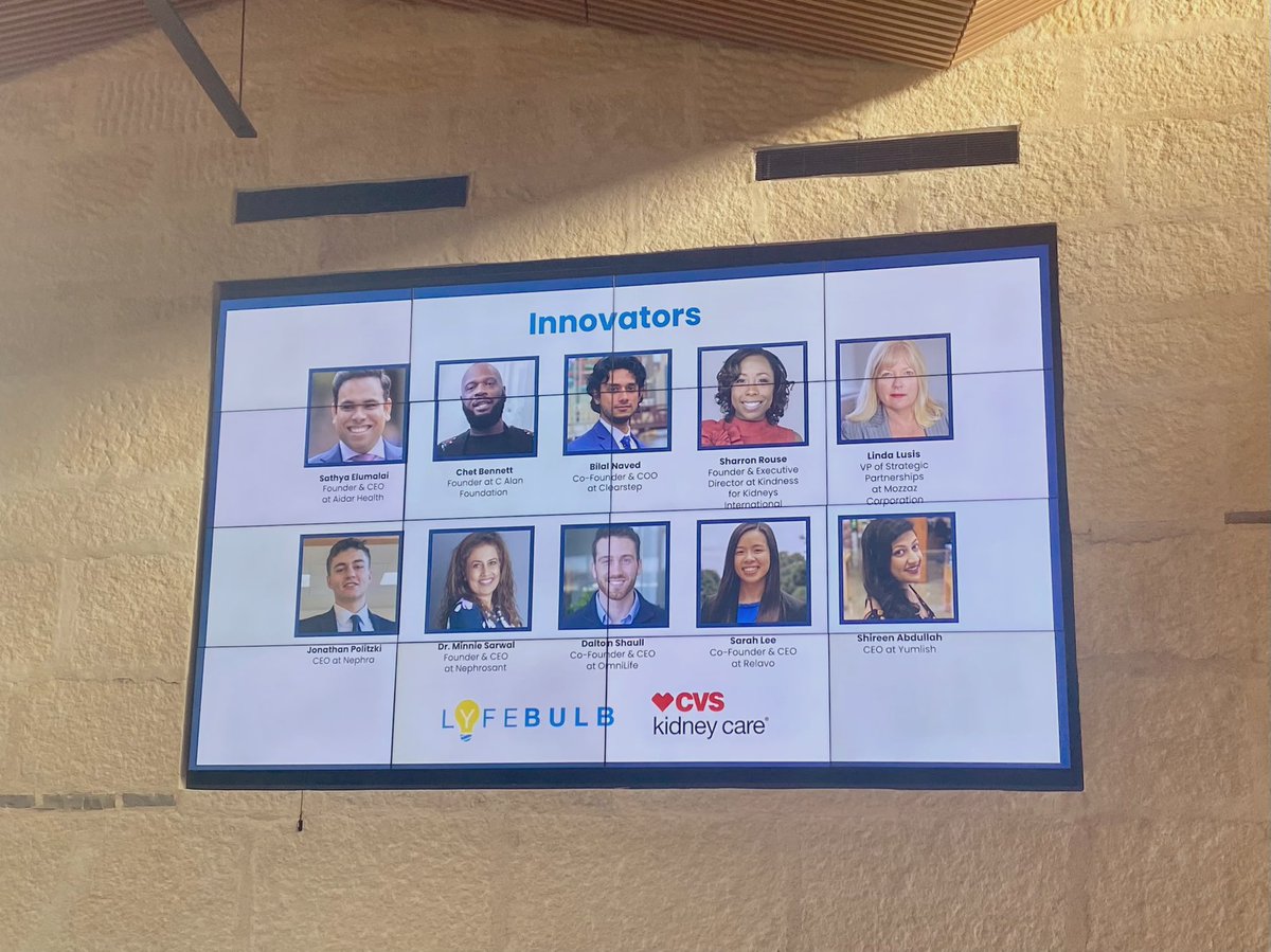 PGutierrezMHA's tweet photo. Day 2 from Austin! Today we announce the winner of the @Lyfebulb @CVSHealth Kidney Care Innovation Challenge! These bright minds are bringing forth solutions to address disparities and achieve greater equity in #ckd and #esrd! #HealthEquity #nephtwitter #KidneyDisease https://t.co/Jtrbij2dkR