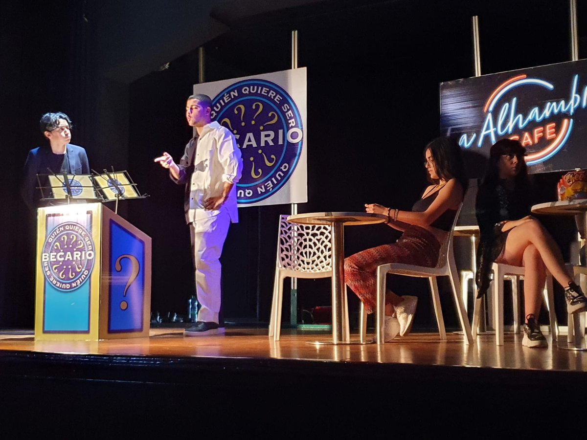 ConsejeriaEduc1's tweet photo. La mañana de hoy jueves continuamos con las actuaciones del @ColegioRabat y del @CEJacintoTetuan en el 2º día del XXIII Festival de Teatro escolar en español 🎭 #23Festivalteatro #CentrosEspañolesMarruecos  @AccEducativaExt @EmbEspanaRabat @MarocEducation @educaciongob https://t.co/FGO993uD5q