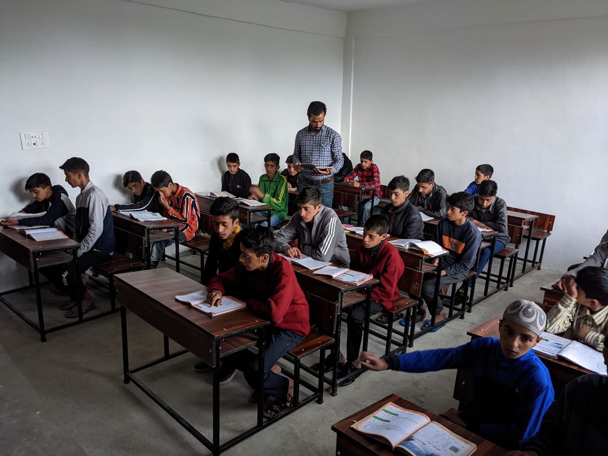TranshumanceGbl's tweet photo. Eklavya Model Residential School operationalised in #Kulgam. Intake 480 students. DC Dr @DrBilalbhatIAS and DDC member interacted with newly selected tribal students. @OfficeOfLGJandK  @MundaArjun @nitishwarKumar @listenshahid https://t.co/N72CNGZwuK