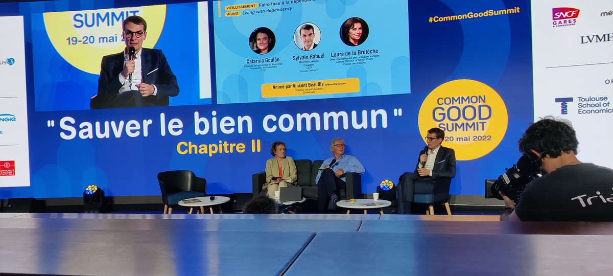 🏥 Dependency - Living with dependency

🎙️ Our searcher Catarina Goulão talks with <a href="/sylvain_rabuel/">Sylvain Rabuel</a> (@Groupe_DomusVi), Laure de la Bretèche (<a href="/caissedesdepots/">Caisse des Dépôts</a>) and Patrick Cohen (<a href="/AXAFrance/">AXA France</a>)

🔴 Register to watch it live: commongoodsummit.com/en/content/live