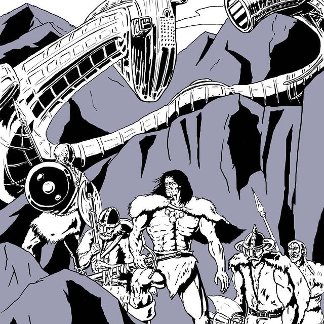 Por Crom, huevos de xenomorfo!! #comiczaragoza, #comicconan #comicalien #comicxenomorfo #comiccienciaficcion #comicconanyalien #comicbarbarian #comicscify