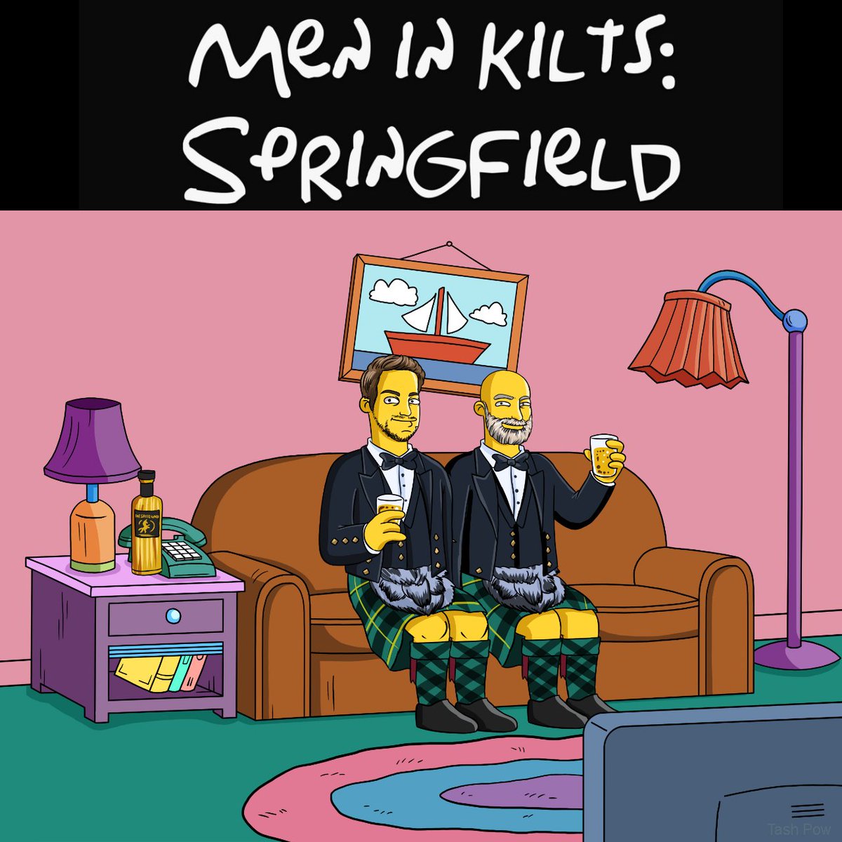 peekaboo_jen's tweet photo. Men in Kilts: The Animated Series.
I'd watch it.
#meninkilts
#TheSimpsonsmeetsSamandGraham
#SamHeughan
#grahammctavish https://t.co/ZPVr1Hobe1