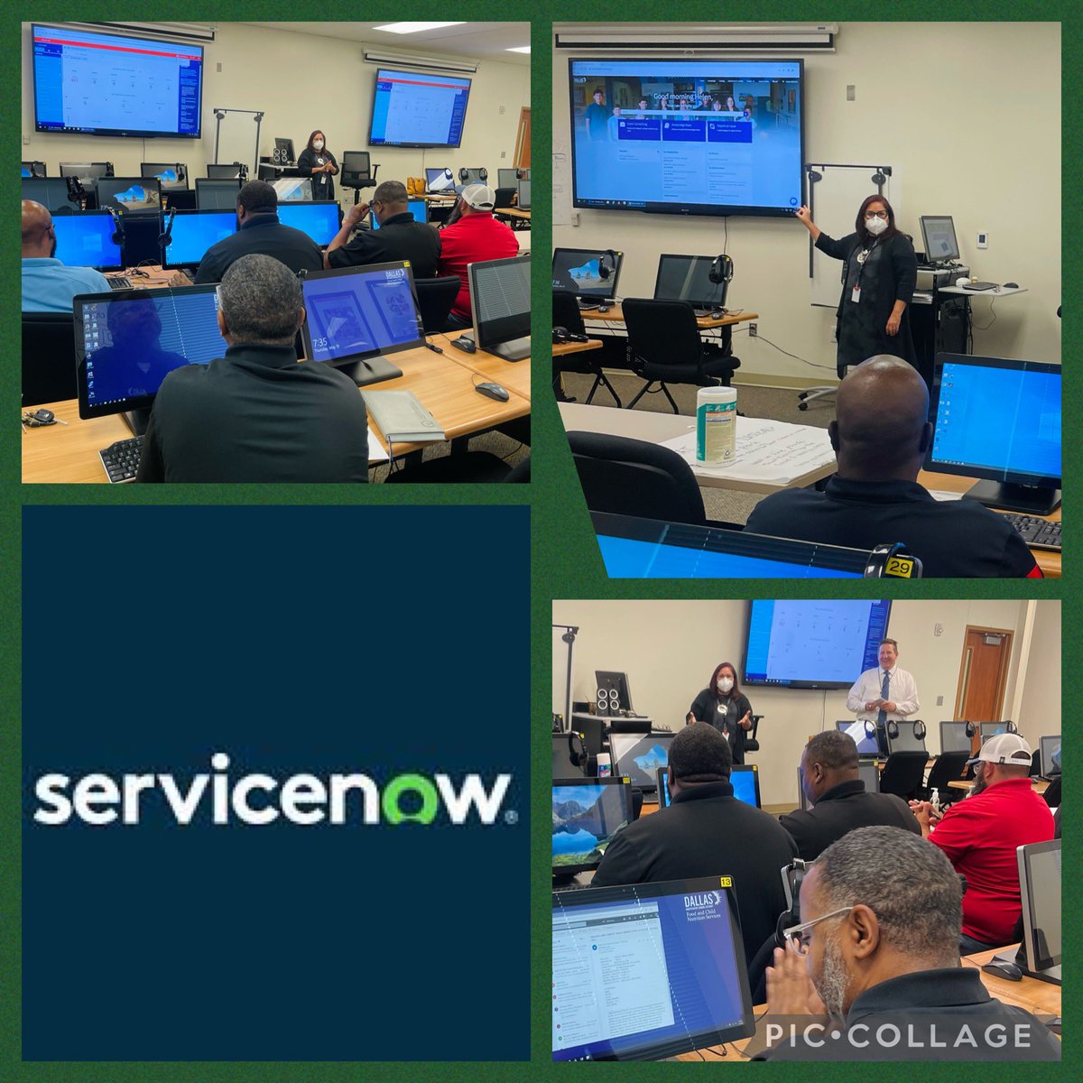 DISDFacilities's tweet photo. Early start to the day training our custodial supervisors on our future, new work order system. Small group training = clear, effective instruction 👏🏼 #mfsteam https://t.co/01K1ZHGMuc