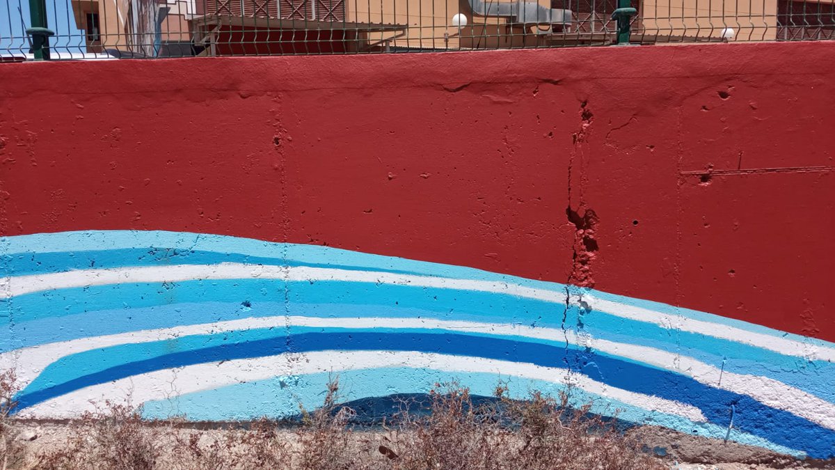 Estamos poniendo a nuestro centro de punta en blanco, mejorando también su aspecto exterior tras las importantes mejoras en sus instalaciones durante el último año. Felicidades a nuestro compañero Roberto por su gran trabajo de mantenimiento.