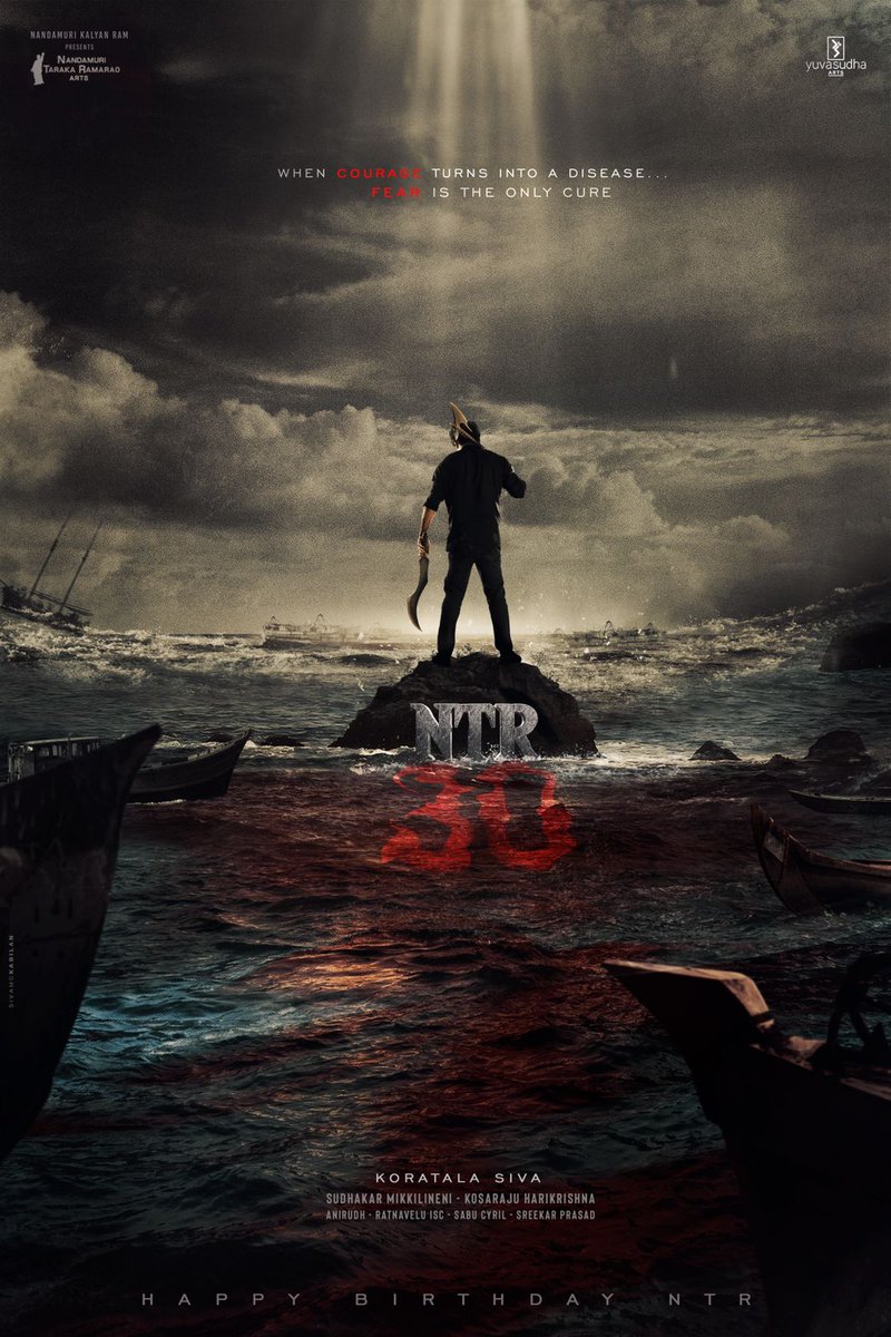 vamsikaka's tweet photo. There is no greater God than FEAR 🔥  

Here's the FURY OF #NTR30.
▶️ https://t.co/ksQDCkhLkr

#HBDManOfMassesNTR

@tarak9999 #KoratalaSiva @NANDAMURIKALYAN @anirudhofficial @RathnaveluDop @sabucyril @sreekar_prasad @NTRArtsOfficial @YuvasudhaArts https://t.co/pzxvIyWUDK