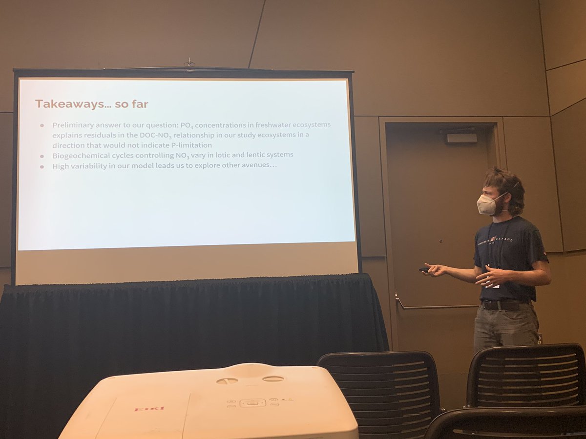 ecostoich's tweet image. Great Talk, Reilly! 

The second half of our #stoichiometry session starts this afternoon at 1:15 NOT 1:30. Make sure to be there early to secure your seat for more fun discussion on C, N, and P! 

#JASM22 #STOICH #CoBS