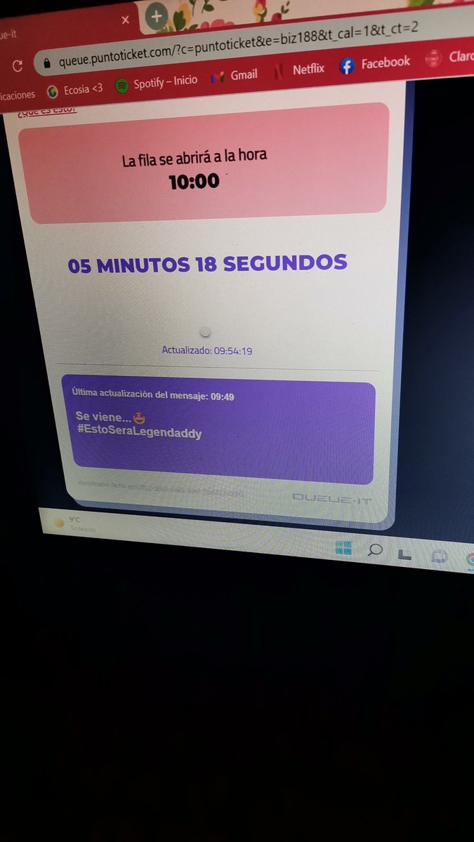 Franframflan's tweet photo. #estoseralegendaddy @puntoticket @tenpocl @bizarrolivecl https://t.co/HIHS6CDMZQ