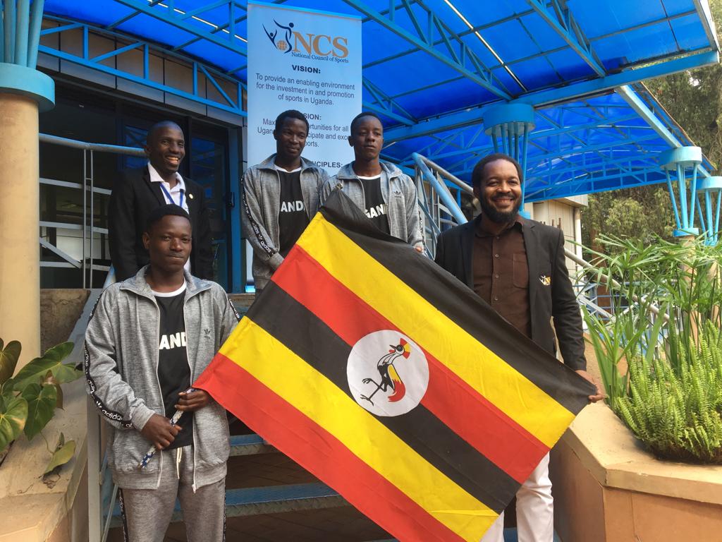 The #DanceCranes have been flagged off to montpellier France to start on the journey to #PARIS2024Olympics. The Athletes are Break Dancers  #Ndawula_Ronald from Nabweru, #Ziraye_Samuel from Kyengera and #Opio_Steven from Minakulu Gulu. @NCSUganda1 @FrenchEmbassyUg  @AFKampala