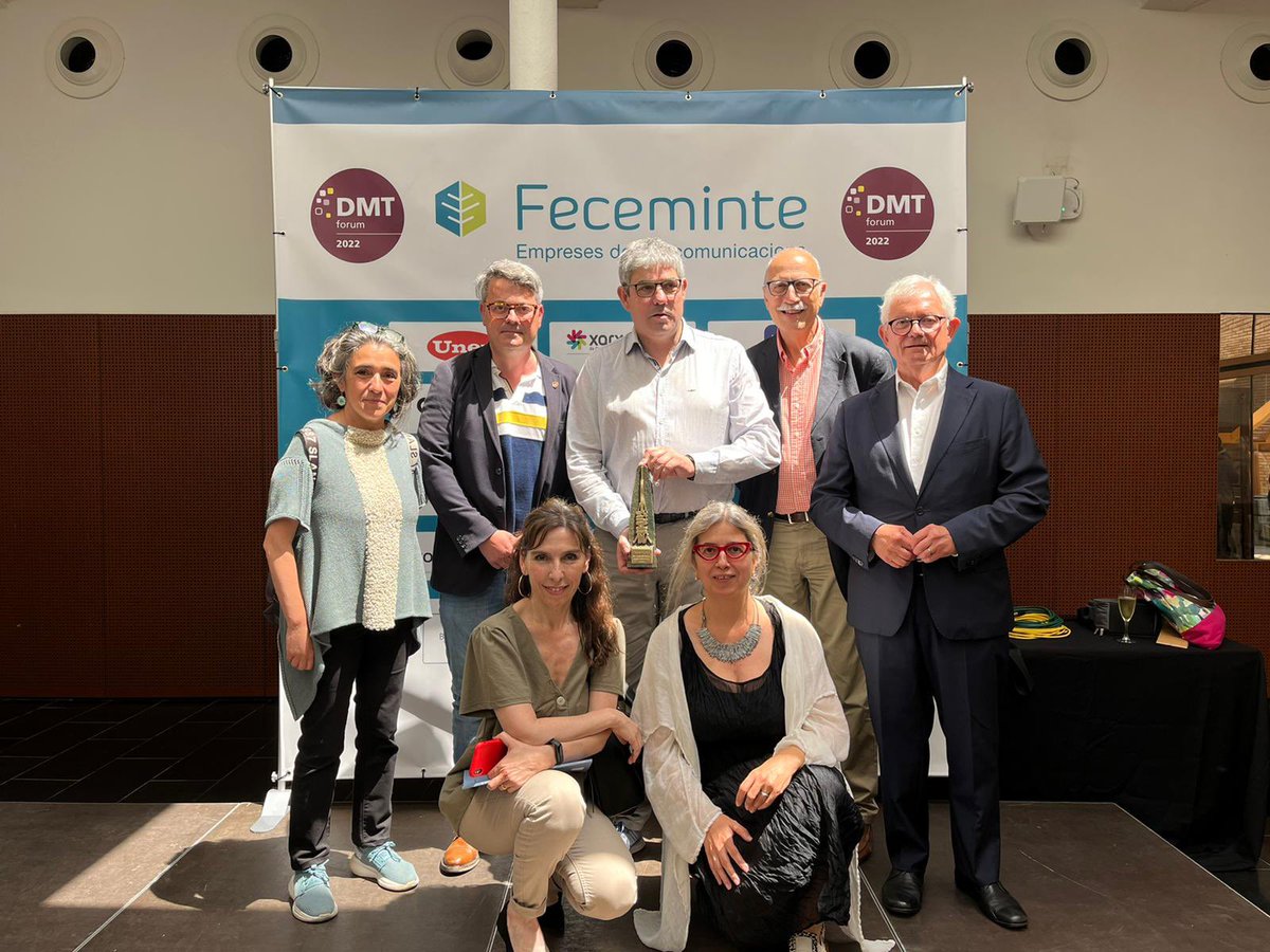 margapf123's tweet photo. Avui l’ equip de @manlleuquatre ha rebut el Premi Connexió a la iniciativa institucional que otorga @feceminte al #dmtforum 
Molt agraïts pel reconeixement de la nostra tasca @OPEManlleu @ajManlleu https://t.co/bwHPGNeV1j