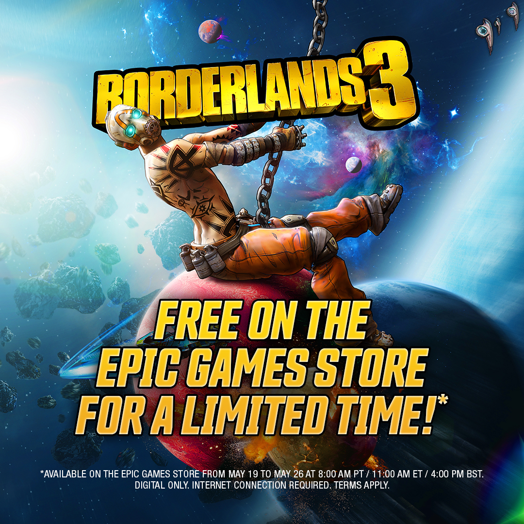 Borderlands 3 Is Free on Epic Games Store Recently