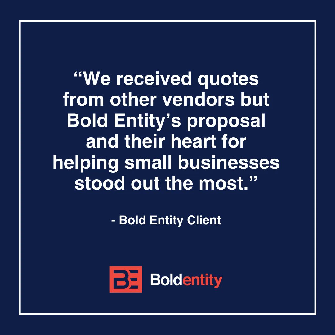 Boldentity's tweet photo. Providing clarity in communication, expectations, and our proven track record helps #BoldEntity attract and keep some of the best clients a marketing agency could ask for. 

Work With Us
https://t.co/SUNah2ViNc

#Branding #Marketing #DallasBusiness https://t.co/mtUQ03tWcG