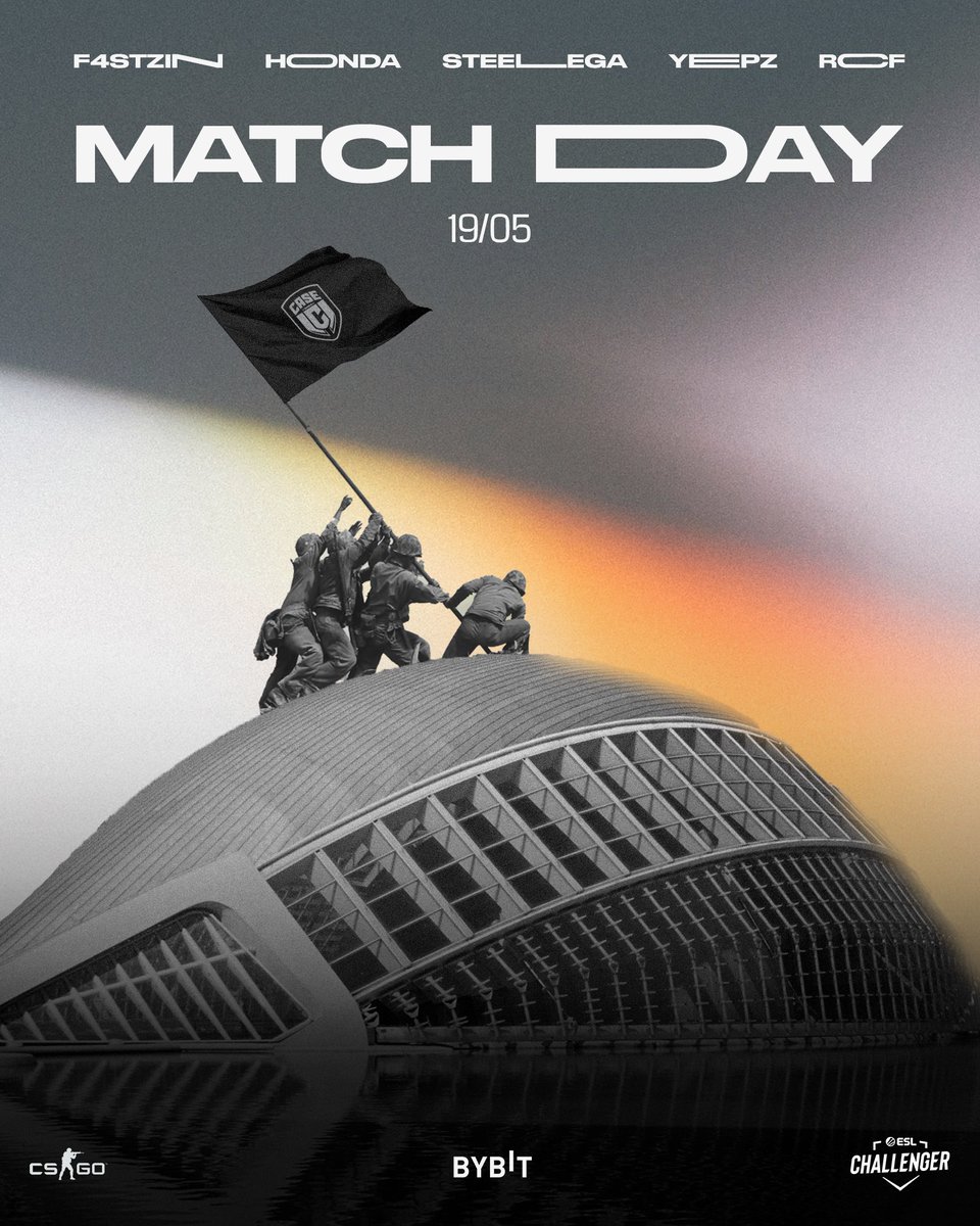 CaseEsportsBR_'s tweet photo. Passando pra avisar que hoje tem combate βοΈ
π Disputaremos um lugar no ESL Challenger Valencia 2022 Europe Open Qualifier #1
β° 13:00
Γ showtime! π₯
#GoCase #CaseCSGO https://t.co/89Lgrg2Ba8