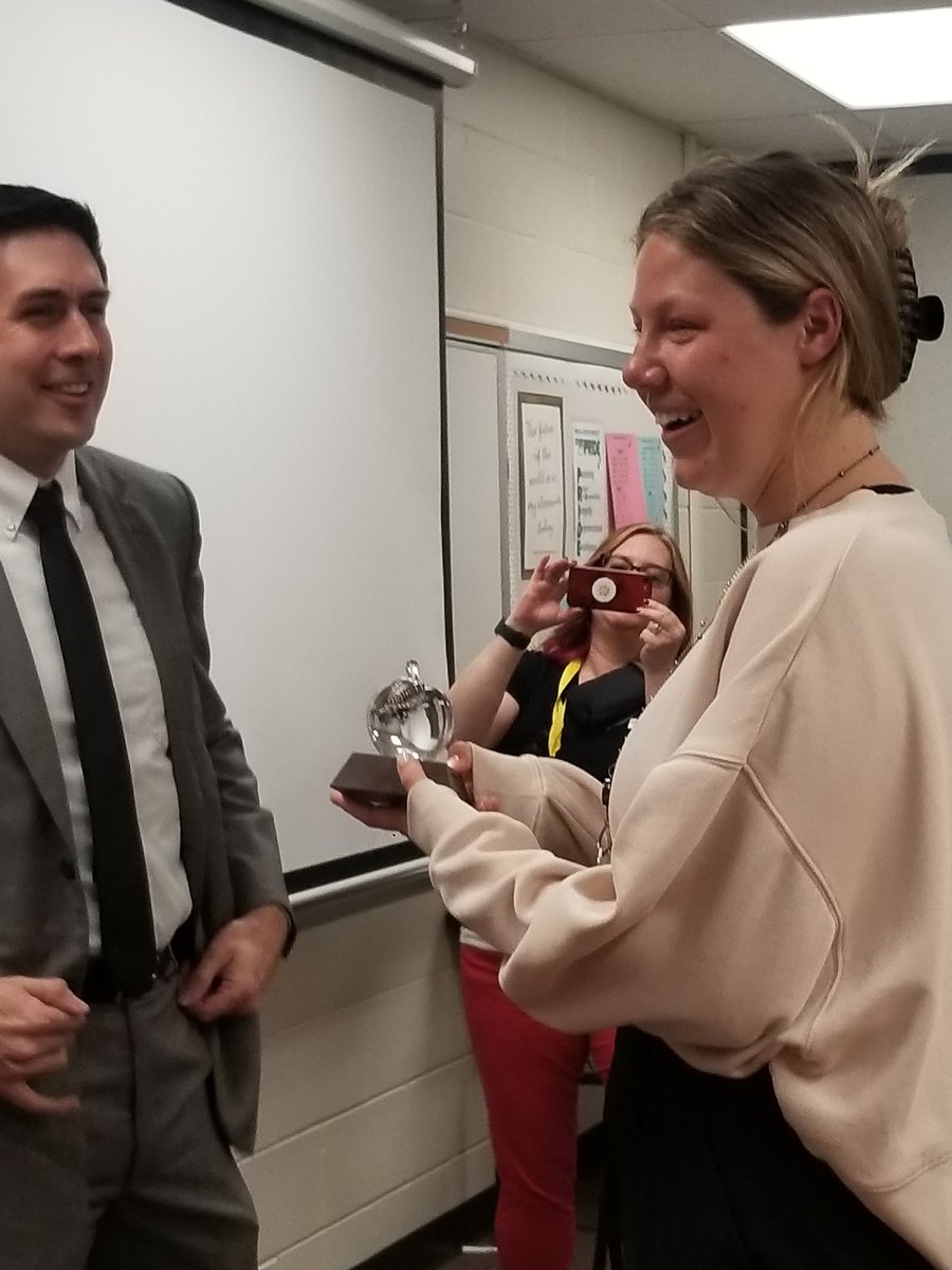 MWGirlsSoccer's tweet photo. Just had the pleasure of watching our very own  Coach Harte win the MEA Rookie Teacher Of The Year Award!  Congrats and well deserved! https://t.co/JtQEIYpMk5