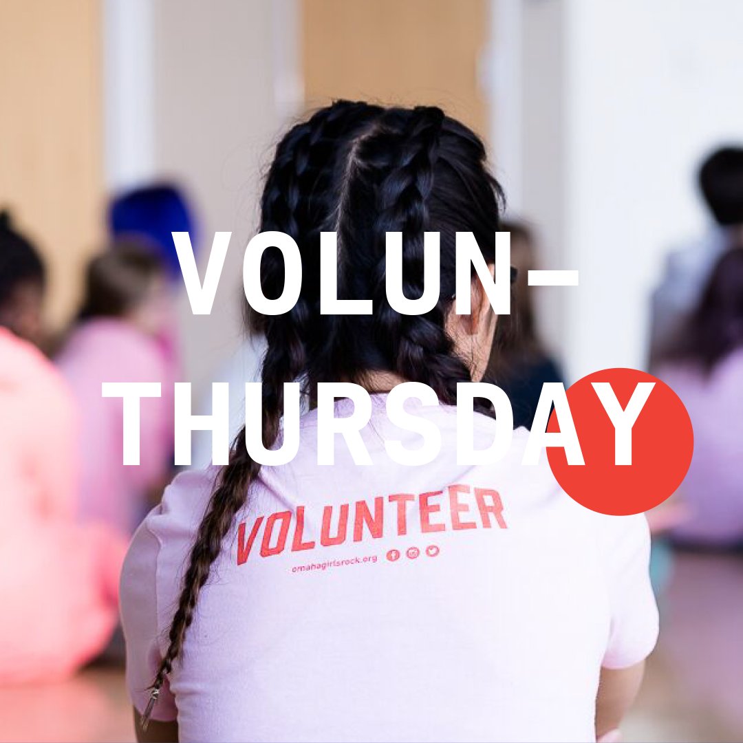 Last day of #DoGoodDays and what a special day it is!  VOLUN-THURSDAY is here!!  We absolutely could not do what we do at our summer camps without our AMAZING volunteers!! 
⚡See you tonight at our Volunteers Rock! event tonight 7p @ The Berkley @theberkleyomaha ⚡