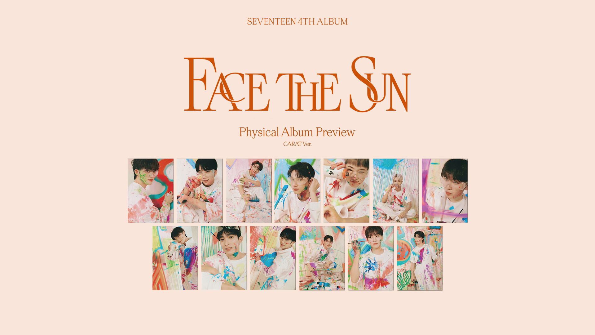 新品工具 seventeen Face The Sun carat盤 ユニバ コンプ アイドル