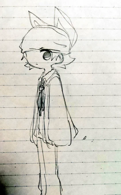 最近こんなかんじの絵しか描けん 
