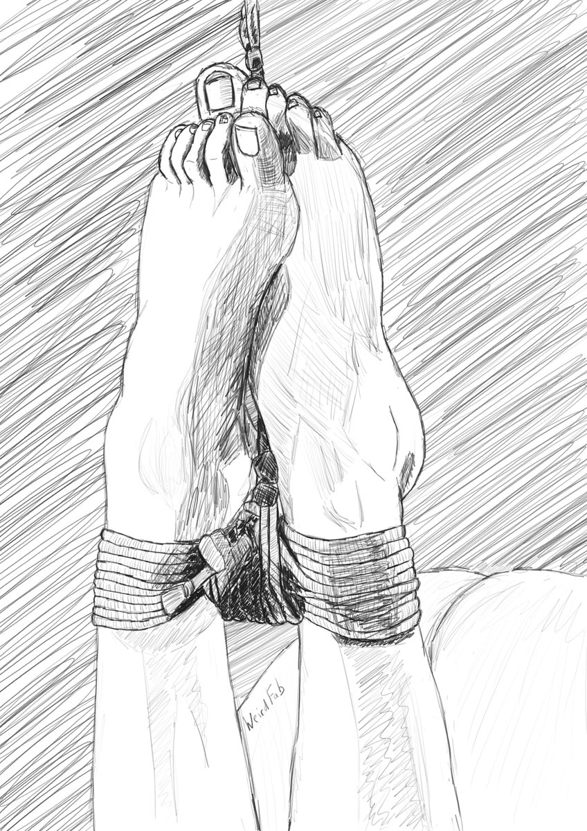 fab_weird's tweet photo. Feet Tied Bondage
#feet #feetfetish #feetbondage #feettied #shibari https://t.co/JuNMOvivAS