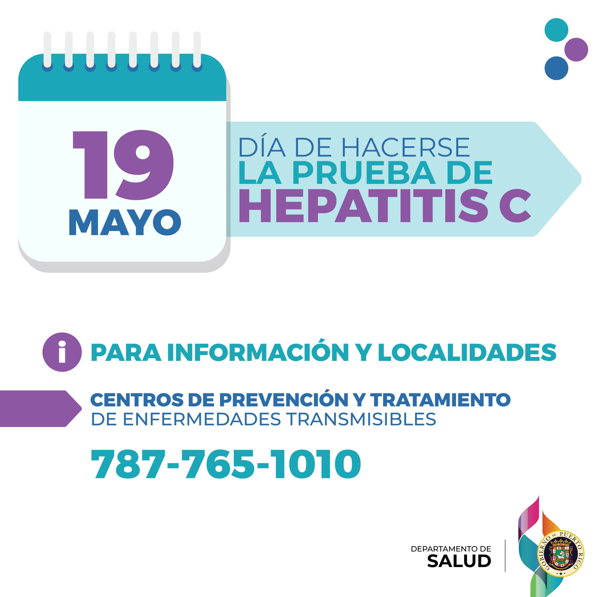 oportunidad Volverse loco Nos vemos Departamento de Salud de Puerto Rico on Twitter: "Hacerse la prueba de detección de la hepatitis C es importante para conocer si estás infectado y recibir tratamiento que puede salvarte la vida. oportunidad Volverse loco Nos vemos Departamento de Salud de Puerto Rico on Twitter: "Hacerse la prueba de detección de la hepatitis C es importante para conocer si estás infectado y recibir tratamiento que puede salvarte la vida.