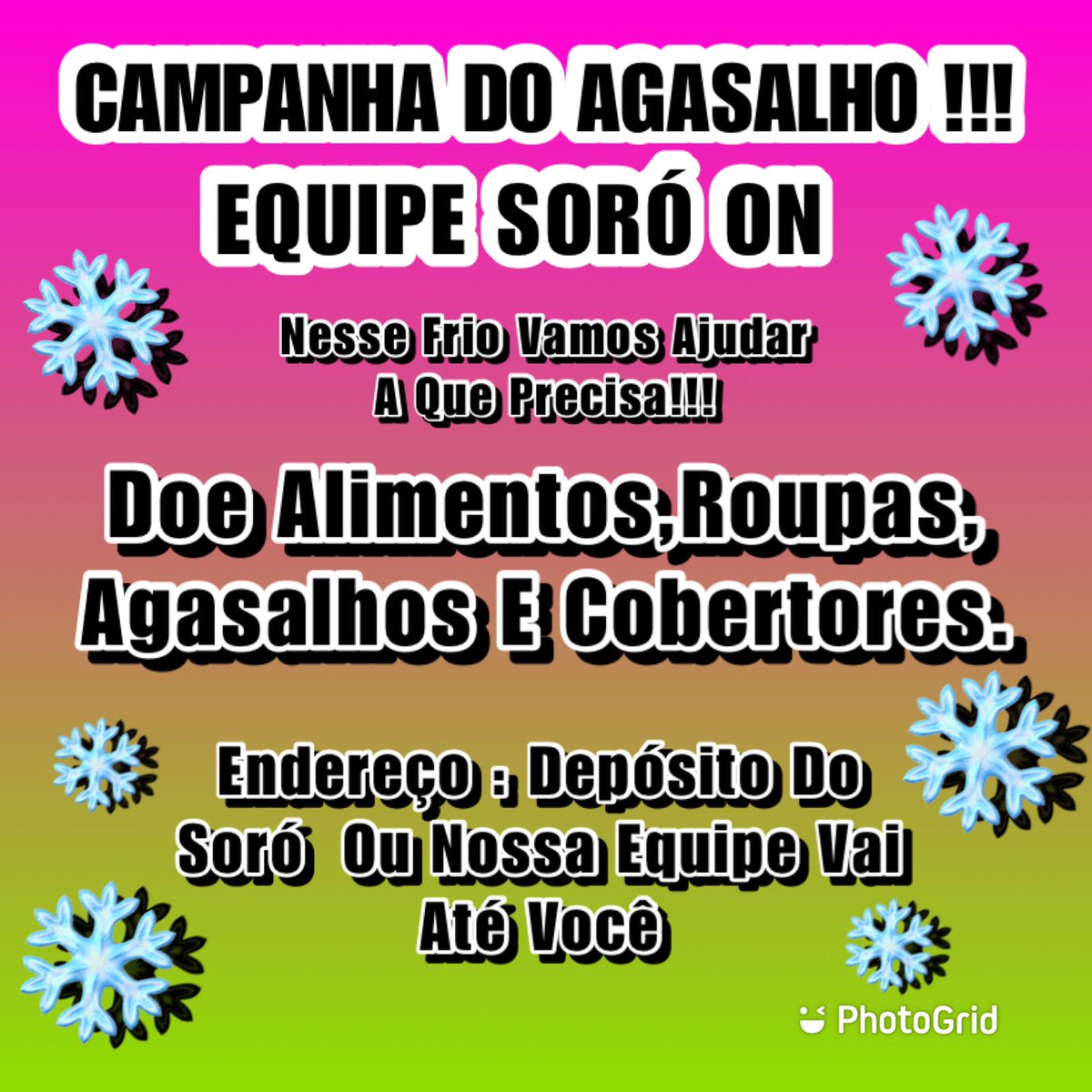 do_deposito's tweet photo. #VAMOSAJUDARQUEMPRECISA
#EQUIPEON ✅
🥶👖🧥💪🏾 https://t.co/C3r7fAMMhL