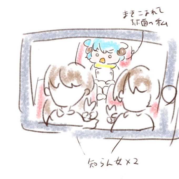 先日見に行った観劇で前の人が二人で自撮りを始めた結果こうなってた。
(その時間は劇場内の写真撮影はOKだった)
(私の撮影は今の所許可していない) 