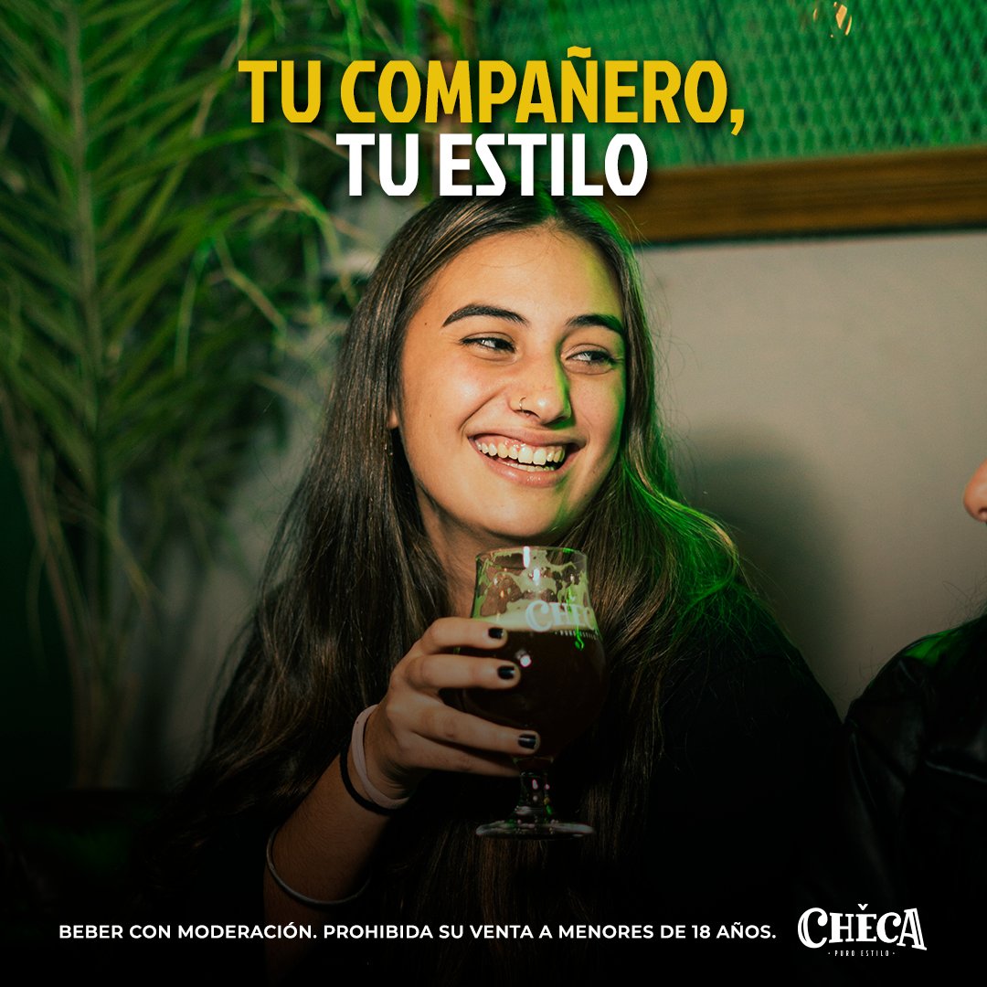 Porque siempre es un buen momento para #sonreír... 🍻 Porque siempre... Es un buen momento para venir a #Checa a disfrutar de la semana. 

No esperes al #finde, porque la vida se trata de vivirlo a full todos los días 🔥