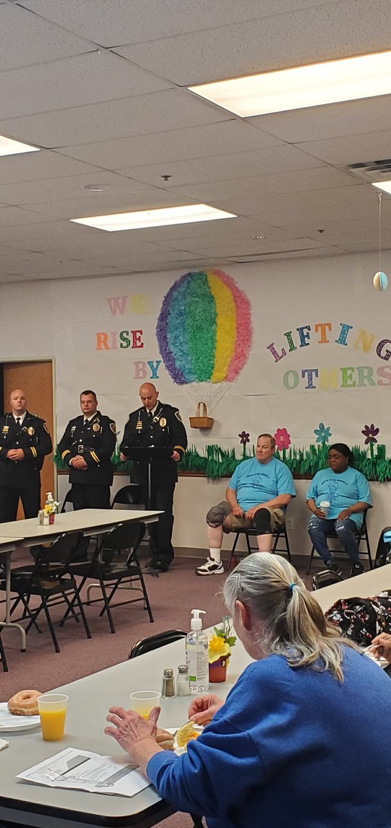 The Honor Guard/Color Guard unit presented the colors for the second time this week. Officers were honored to present the colors for the National Anthem as the Area 5 Agency kicked off their Senior Olympics this week. Thank you for having us!